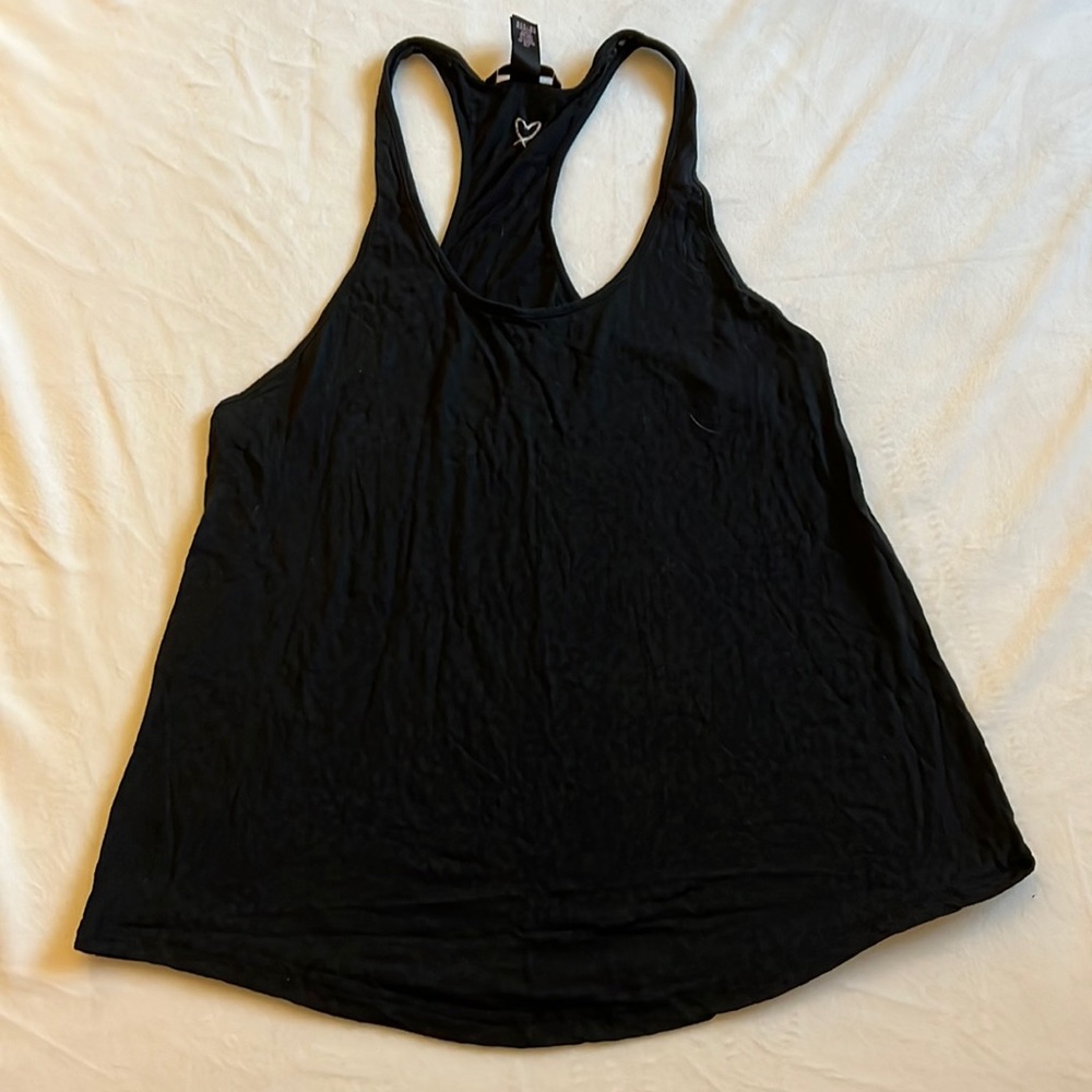 VS Black Leopard Print Tank